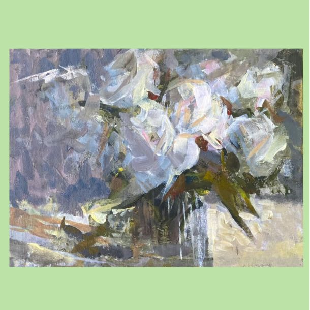 Мастер-класс по живописи «Весенние цветы»