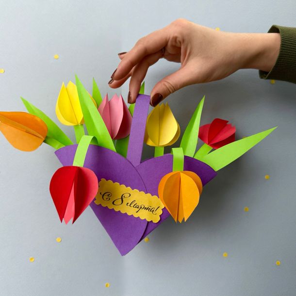 Бесплатный мастер-класс «Букет для Мамы»