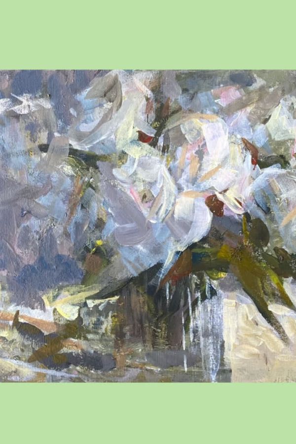 Мастер-класс по живописи «Весенние цветы»